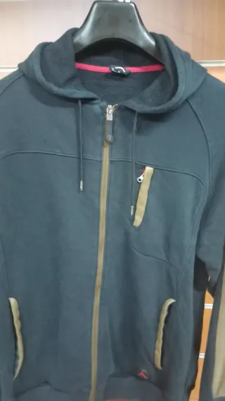 Felpa Nike Jordan  zip cappuccio zip marrone nero