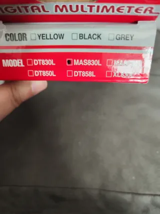 Multímetro Digital DCV ACV DCA hFE OHM
