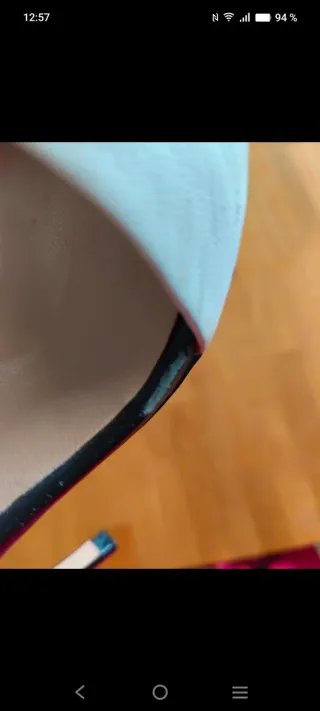 Sandalias Tacón Zara Negras y Blancas