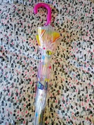 Paraguas infantil transparente