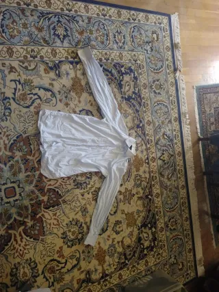 Camisa Massimo Dutti Celeste Talla 40