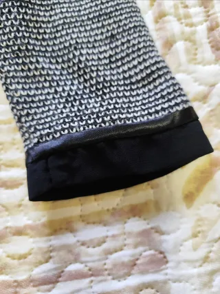 Blusa jersey mujer negro