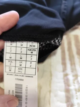 Blusa jersey mujer negro