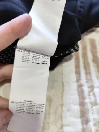 Blusa jersey mujer negro