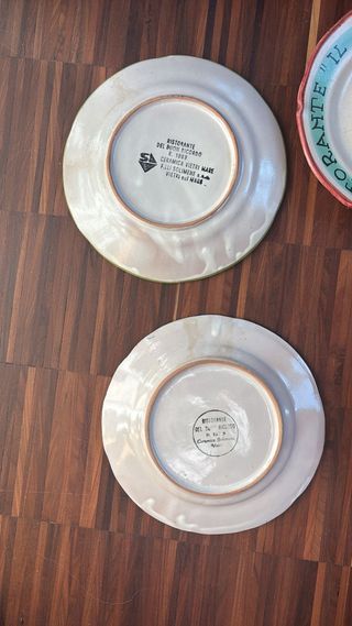 6 Piatti Ceramica Dipinti A Mano Ristoranti Italia