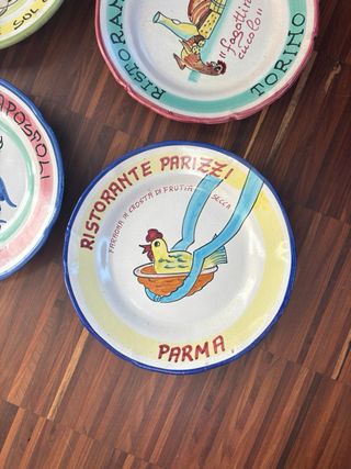 6 Piatti Ceramica Dipinti A Mano Ristoranti Italia