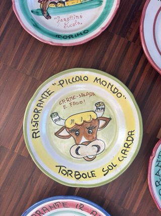 6 Piatti Ceramica Dipinti A Mano Ristoranti Italia