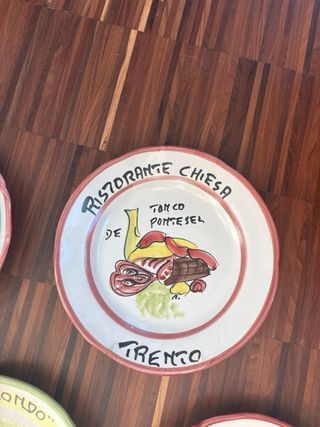 6 Piatti Ceramica Dipinti A Mano Ristoranti Italia