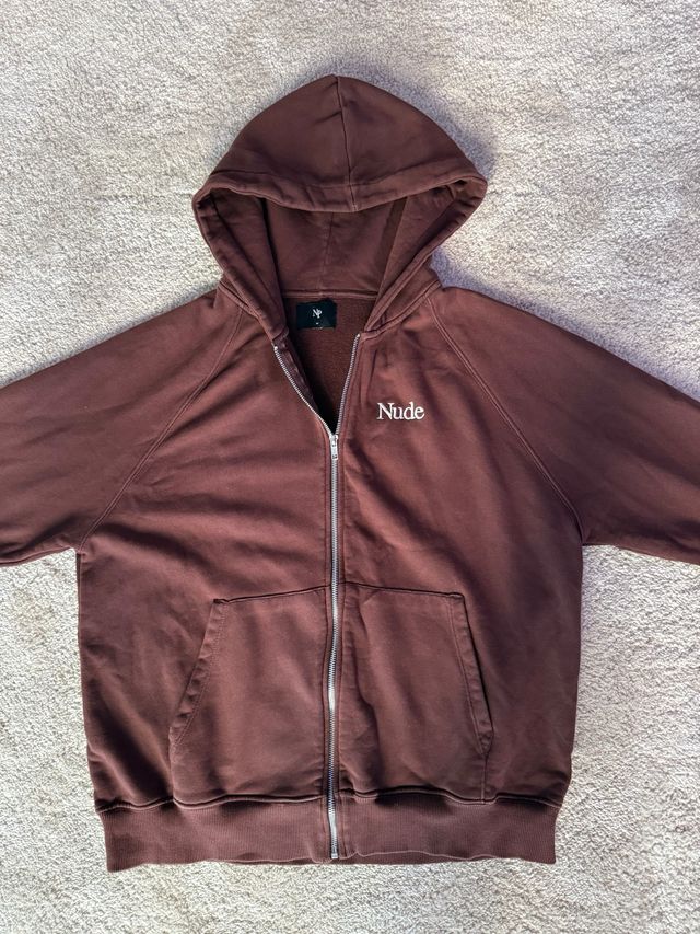 Sudadera Nude Project Cremallera Marrón