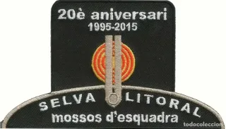 Parche Mossos 20 Aniversario Selva Litoral