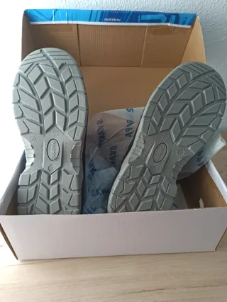 Zapatos de Seguridad Azules y Grises