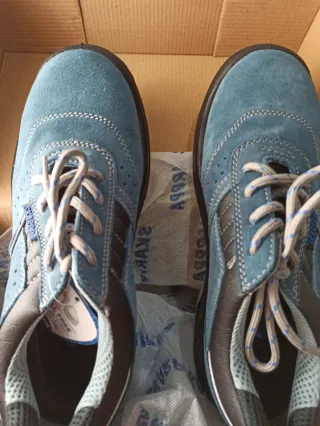 Zapatos de Seguridad Azules y Grises