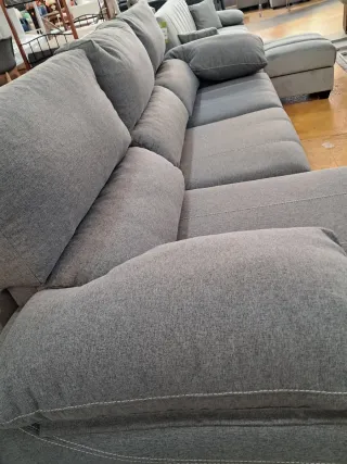 Sofá Chaislongue Firdays Gris Tela