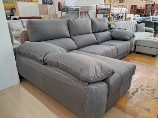 Sofá Chaislongue Firdays Gris Tela