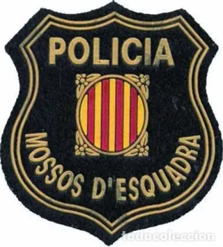Parche Mossos d'Esquadra Policía