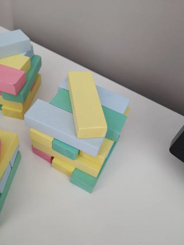 Juego de bloques de madera