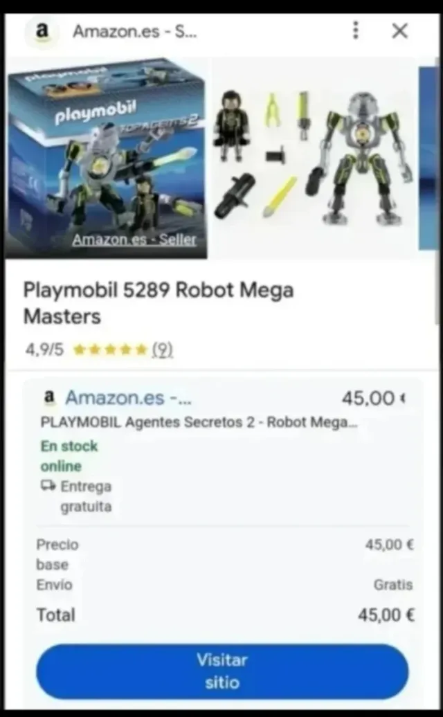 Playmobil Androide e Agente Segreto