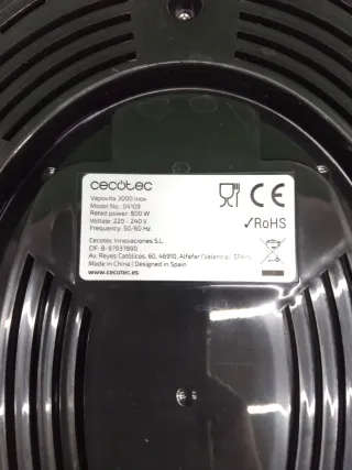 Vaporera Cecotec Vapovita 3000