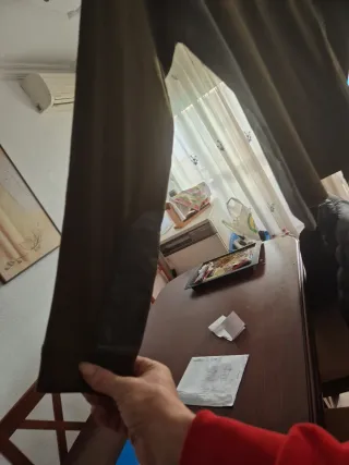 Camiseta cuello alto cremallera verde oliva XL