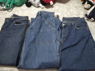 Lote 3 Pantalones Vaqueros Usados
