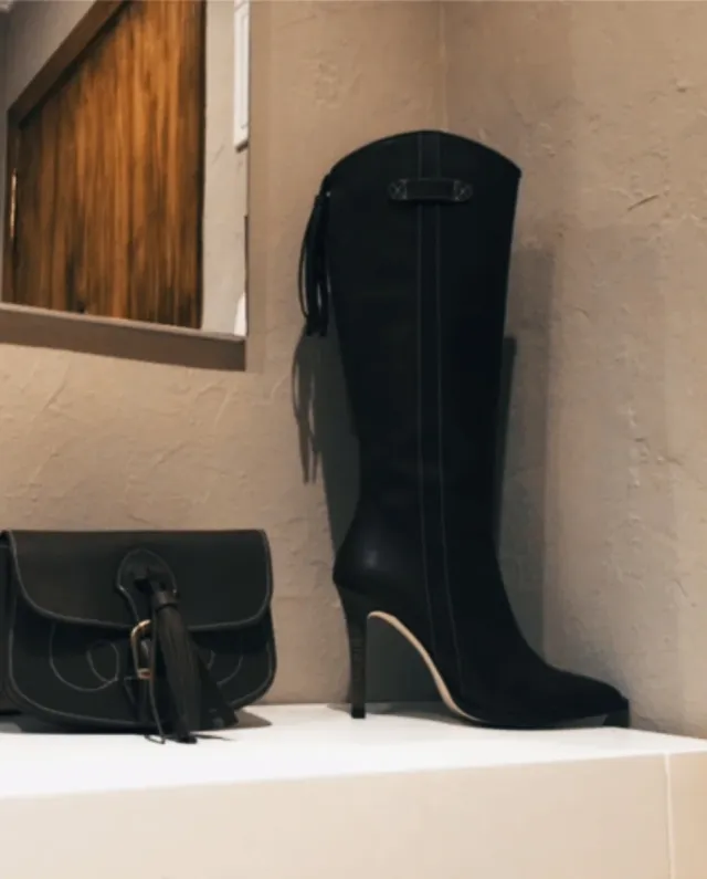 Botas altas de mujer con tacón