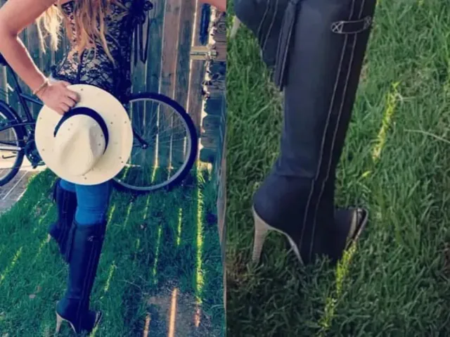 Botas altas de mujer con tacón