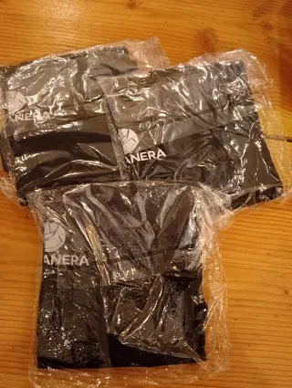 3 grembiuli da cucina neri senZa pettorina