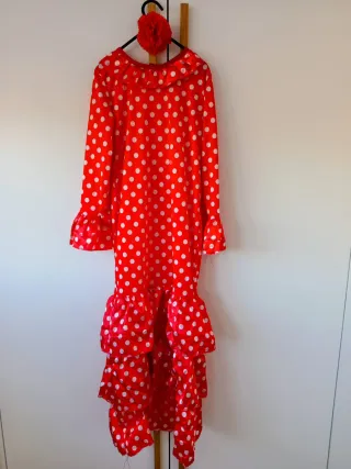 Disfraz Flamenca Niña 10/12 Años