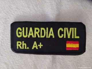 Parche Guardia Civil Rh. A+ Bandera España