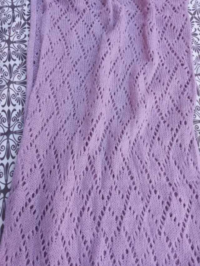 Bufanda de mujer rosa y morada