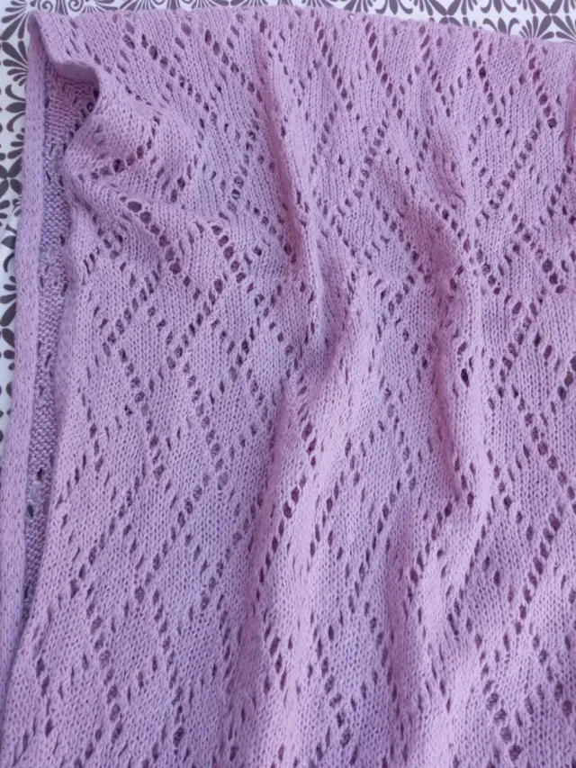 Bufanda de mujer rosa y morada