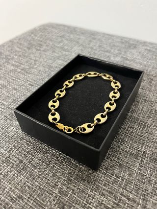 Pulsera bañada en oro 24k