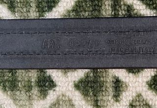 Cintura Vera Pelle 100cm Nera