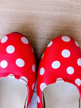 Zapatos Flamenca Lunares Talla 35