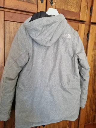 The North Face Chaquetón Plumas Hyvent Gris