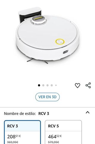 Robot aspirador Kärcher RCV 3