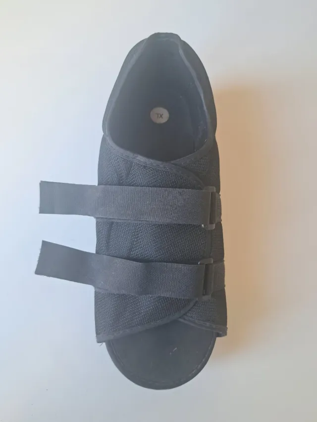 Zapato postoperatorio ortopedia negro XL