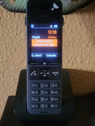 Teléfono Inalámbrico Gigaset Negro