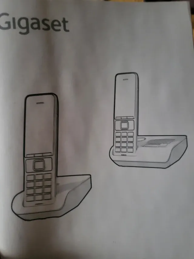 Teléfono Inalámbrico Gigaset Negro