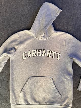 Sudadera Carhartt Gris con Logo