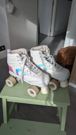 Patines Quads Blancos Oxelo Talla 36