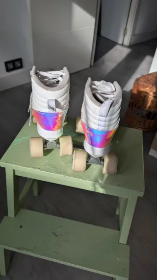 Patines Quads Blancos Oxelo Talla 36