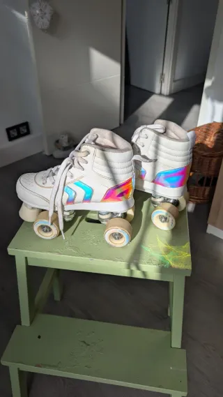 Patines Quads Blancos Oxelo Talla 36