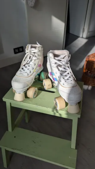 Patines Quads Blancos Oxelo Talla 36