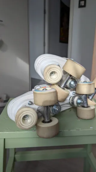 Patines Quads Blancos Oxelo Talla 36