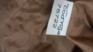 Cappotto Specchio in Pelle Scamosciata in Renna