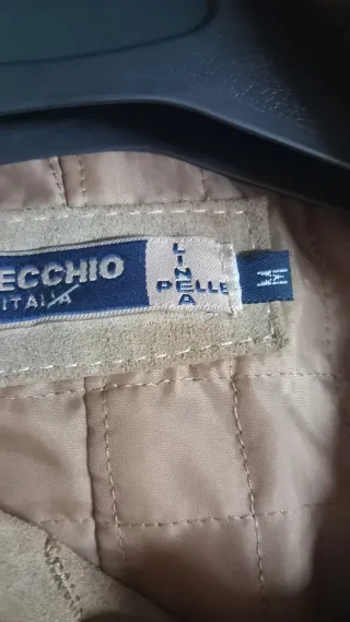 Cappotto Specchio in Pelle Scamosciata in Renna