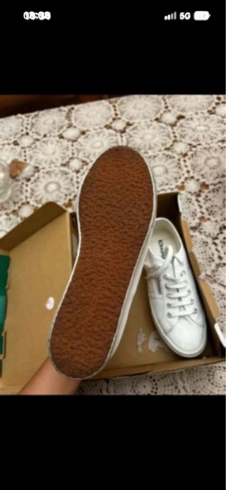 Superga bianche usate una volta