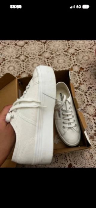 Superga bianche usate una volta