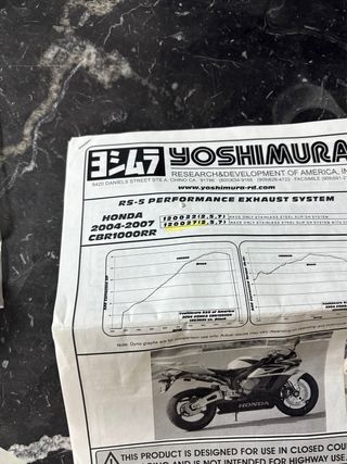 Yoshimura RS-5 Escape CBR 1000 RR